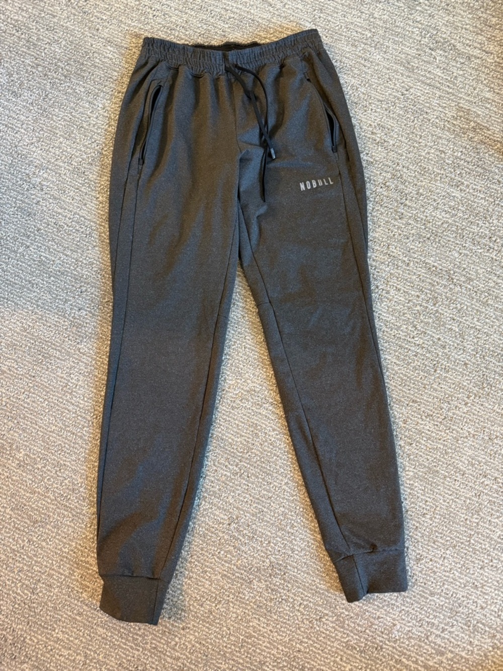 NOBULL Jogger Pants | Black Athletic Training Sweatpants | Size M